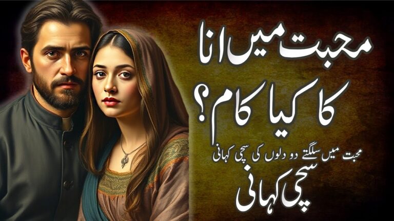 Mohabbat Mein Anna Ka Kia Kaam ? || A True Love Story || A Moral Story